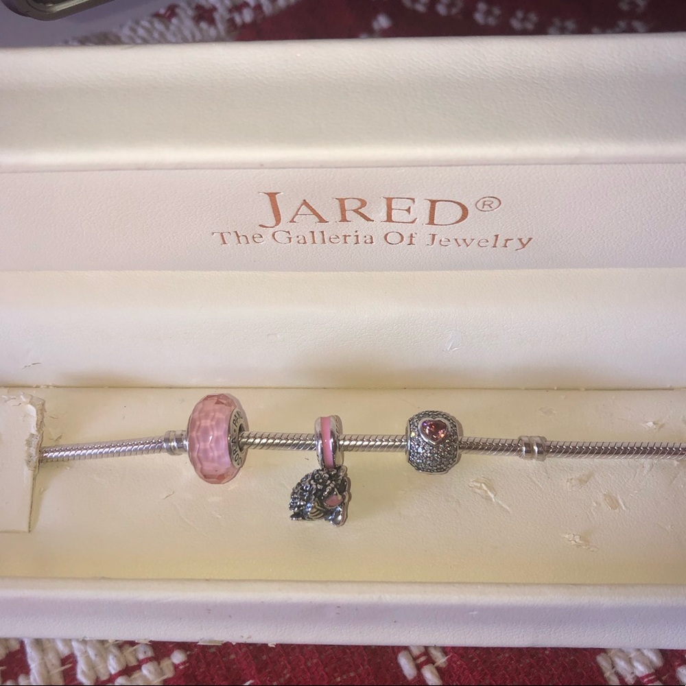 Jared Pandora Bracelet With Charms